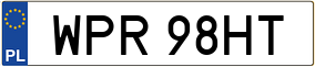 Truck License Plate